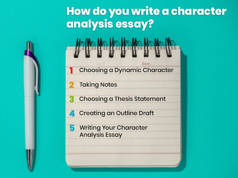 How do you write a character analysis essay?