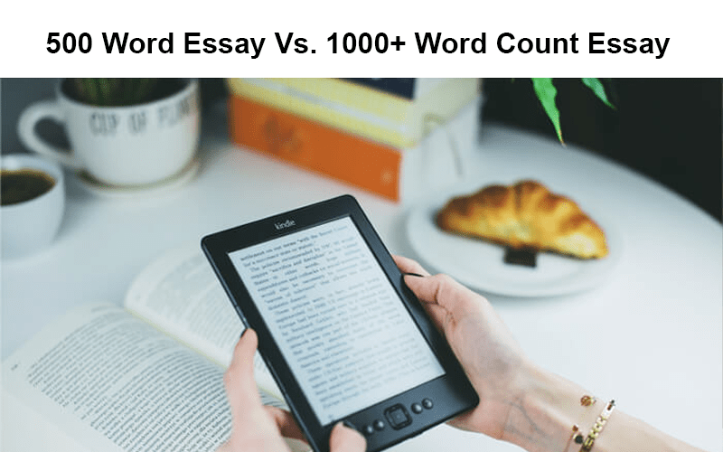 500 Word Essay Vs. 1000+ Word Count Essay