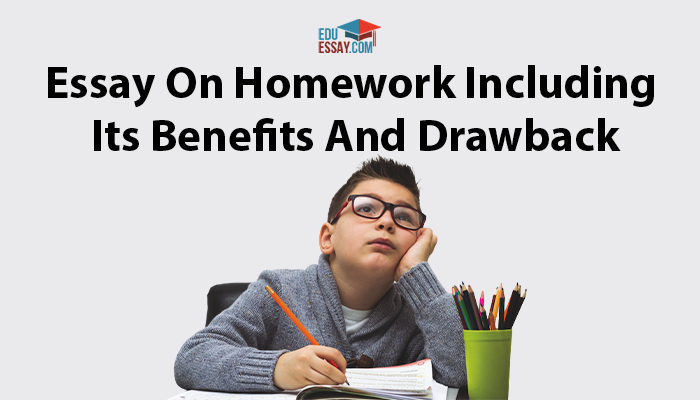 Essay On Homework Including Its Benefits And Drawbacks